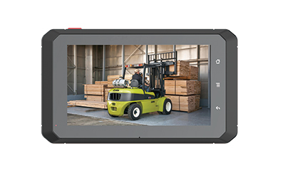 5 inch android 12 vehicle tablet for forklift safety