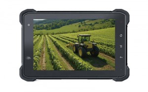 7 inch tough gms tablet with android 11 for precision agriculture
