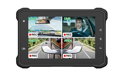 7 inch vehicle android tablet with AHD camera inputs